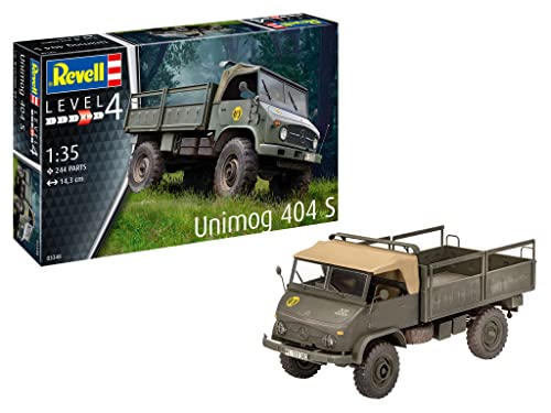Revell 03348 Unimog 404 S - Kit Modello In Scala 1:35