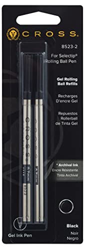 Cross Ricariche Per Penne A Sfera Punta Media Confezione Da 2 Black