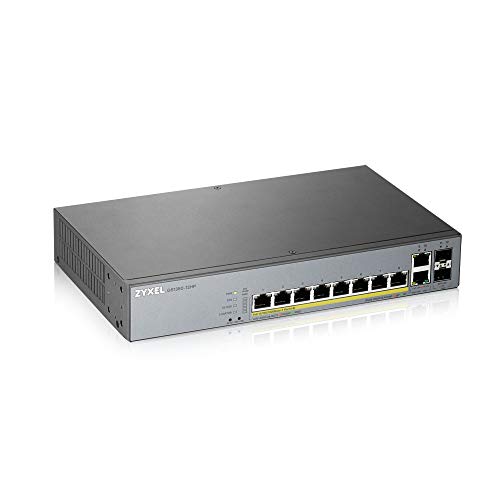 Zyxel Gs1350-12Hp-Eu0101F Network Switch Managed L2 Gigabit Ethernet (10/100/1000) Power Over Ethernet (Poe) Grey
