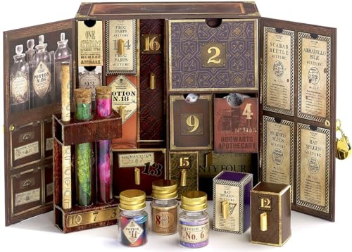 Harry Potter The Carat Shop: Calendario Avvento Harry Potter Pozioni - Calendario Dell'Avvento Con 24 Gioielli Harry Potter, Calendario Avvento Harry