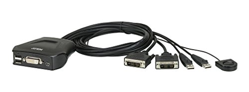 Aten Cs22D - Switch Vga, Nero