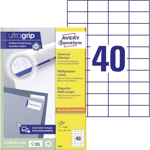 Avery Etichette Autoadesive Multiuso