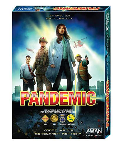 Zman- Pandemie Gioco Da Tavolo Cooperativo, Single (Singolo), Multicolore, 691100 - Lingua Tedesca
