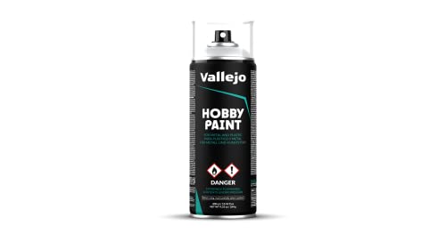 Vallejo- Hobby Paint Primer A Base D'Acqua, Colore Grigio, 400 Ml (Confezione Da 1), 028011