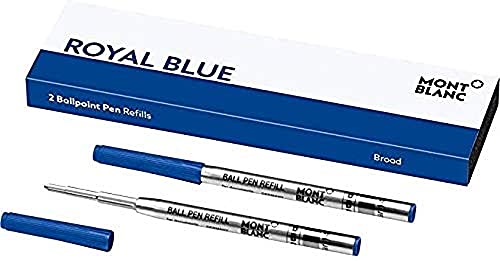 Montblanc Refill Bp B 2 X 1 Royal Blue Pf Marca