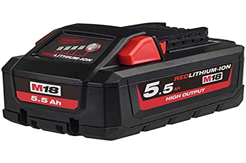Milwaukee 4932464712 Batería Ad Alta Potenza 5,5Ah -M18 Hb5,5