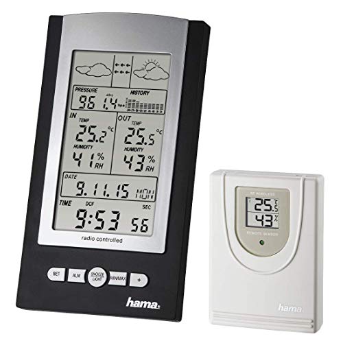 Hama | Stazione Meteo Elettronica "Ews-800" | Nero