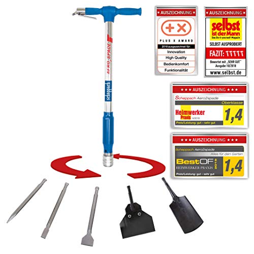 Scheppach Druckluftspaten Aero² Spade 5In1