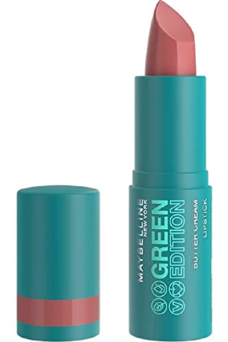 Maybelline New York - Rossetto Satinato E Pigmentato - Arricchito Con Burro Di Cacao - 86% Di Ingredienti Di Origine Naturale - Formula Vegan - Butter