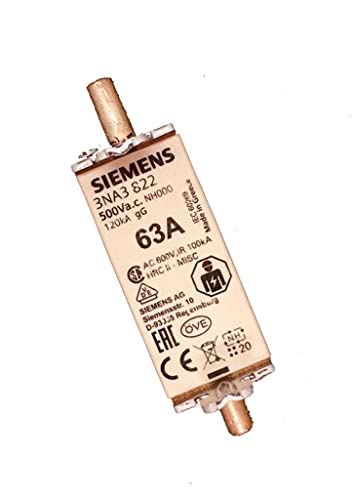 Siemens – Fusibile Nh-500 V T-00 63 A