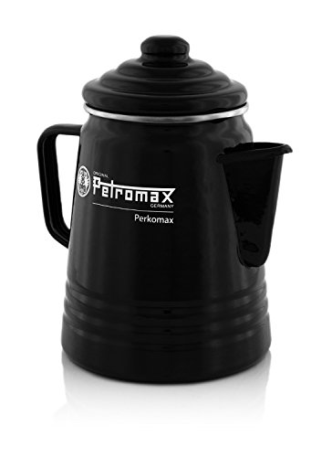 Petromax, Caffettiera Smaltata, Nero (Schwarz), 1,5 Litri