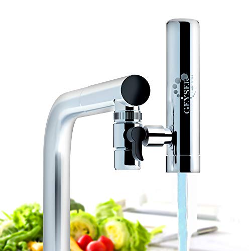 Geyser Euro - Filtro Per Acqua Di Rubinetto, Con Materiale Unico Aragon, Sistema Di Filtraggio Dell'Acqua Altamente Efficiente