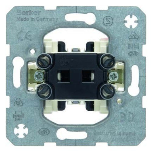 Hager – Meccanismo Pulsante Marcia 1T + 2 Morsetto Basculante 10 A/250 V