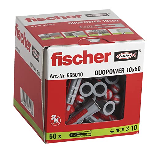 Pack 50 Duopower 10X50 Caja 50 Unidades 555010 Fischer