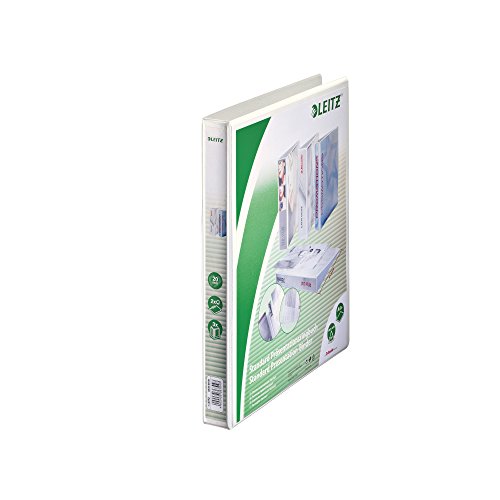 Leitz Präsentations-Ringbuch, A4 Überbreite, Weiß, 2 D-Ring-