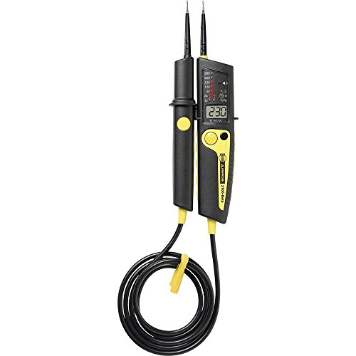 2100-Gamma Tester Di Tensione (2 Poli) 1.000 V Ac/1.200 V Dc, Lcd/Led,