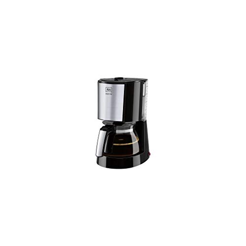 Melitta 1017-04 Libera Installazione Macchina Da Caffè Con Filtro 10Tazze Nero, Acciaio Inossidabile