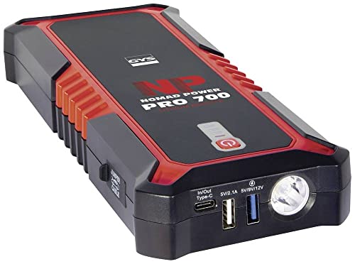 Gys Nomad Power Pro 700 - Booster Al Litio, 12 V, Fornito Con Cavi E Connettori
