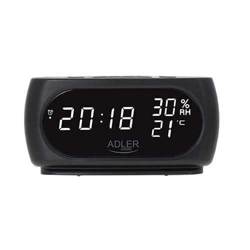 Adler Ad 1186 Table Clock Digital Table Clock Triangular Black