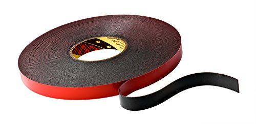 3M Vhb Nastro 5952, 19 Mm X 33 M, 1.1 Mm, 4 Pezzi, Nero
