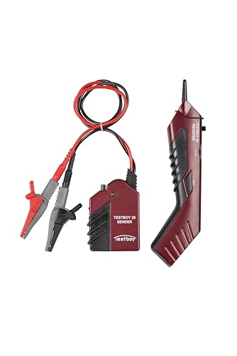 Testboy 26 Set Rilevam. Cavi, Rilev. Cavi, Rilev. Linee Elettr.(Disp. Ric. Cavi Non Sotto Tens. Con Pratico Indic. Led, Segnale Invio E Ricez. Regolab