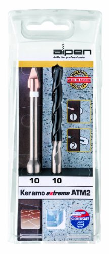 Alpen Keramo Extreme - Set Di 2 Punte Per Trapano