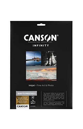 Canson Infinity Baryta Prestige Ii Pack A4 10 Fogli 340 G, C33625S004