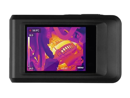 Testboy Tv 296 Termocamera Con Bluetooth E Wifi, Telecamera A Infrarossi (Trasmissione In Tempo Reale Al Telefono Cellulare, Memoria Flash Integrata D