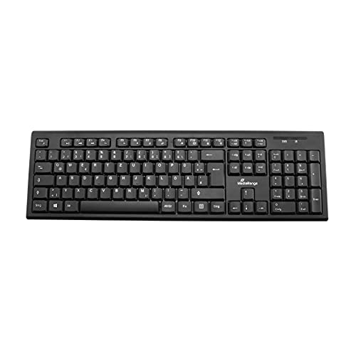 Mediarange Mros111 Tastiera Qwertz Nera Senza Fili