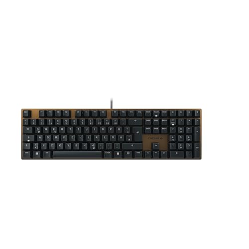 Cherry Kc 200 Mx, Tastiera Meccanica Per Ufficio, Layout Tedesco (Qwertz), Design Elegante Con Piastra In Metallo Anodizzato, Con Cavo, Interruttori M