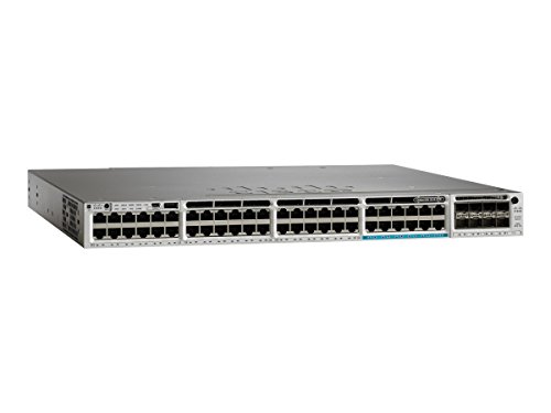 Cisco Catalyst Ws-C3850-12X48U-S Managed Power Over Ethernet (Poe) Black, Grey Network Switch - Network Switches (Managed, Power Over Ethernet (Poe), 