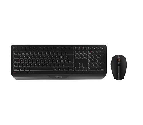Cherry Gentix Desktop - Tastatur- Und Maus-Set - Deutsches Layout - Schwarz Jd-7000De-2