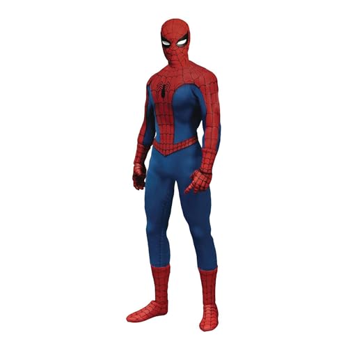 Mezco The Amazing Spider-Man Action Figure One :12 Deluxe Edition Action Figure Ricche Di Dettagli In Plastica