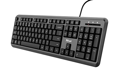 Trust Ody Tastiera Usb Tedesco Nero