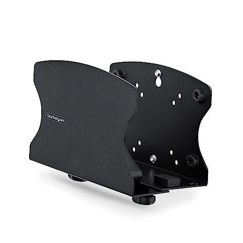 Startech.Com Supporto Per Pc A Parete - Staffa Per Installazione A Muro Di Pc Desktop Fino A 18Kg, Regolazione Senza Attrezzi Da 5-20Cm. Robusta Menso