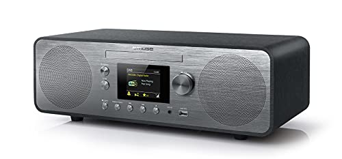 Muse Radio M-885 Dbt Puerto Usb, Radio Fm, Gris, Reproductor De Cd, Bluetooth, 80 W