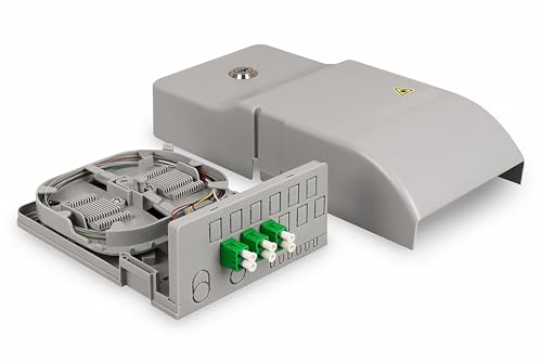 Digitus Punto Di Trasferimento Ftth - Per 12 Accoppiatori Sc Simplex, 12 Lc Duplex O E-2000 - Preassemblato - Incl. 3 X Accoppiatori Lc/Apc Duplex - O