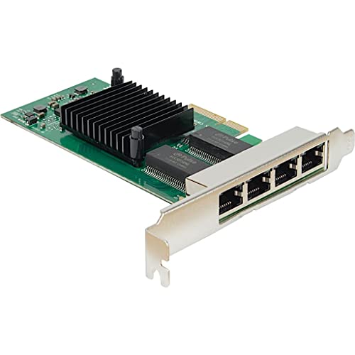 Inter-Tech Adattatore Gigabit Pcie Argus St-7238 X4 V2.0 Quad