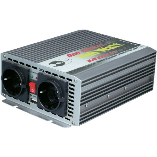 Wechselrichter 12 V Dc/230 V Ac 50 Hz - 1.400 Watt Kurzfristige Spitzenleistung, Usb 700 W (1 St)