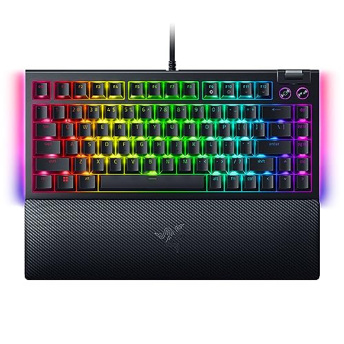 Razer Blackwidow V4 - Tastiera Meccanica Da Gioco 75%: Design Sostituibile A Caldo, Compatta E Resistente, Interruttori Tattili Arancioni - Chroma Rgb