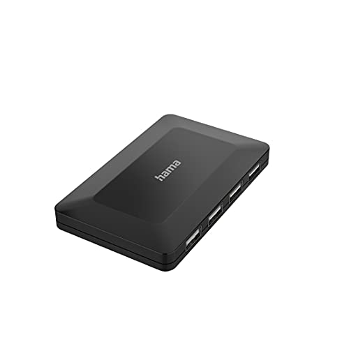 Hub Usb 2.0 Hama - 4 Porte, Colore: Nero