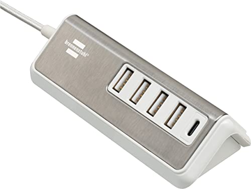 Brenn Usb-Multiladegerät 1,5M Wh/Gy | 4X Usb Charger Typ A + 1X Typ C