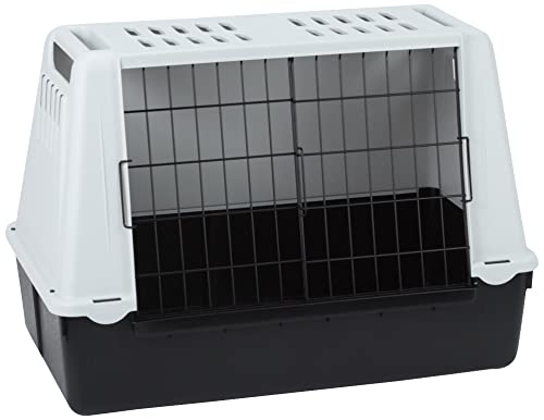 Ferplast Trasportino Per Cani Da Auto Atlas Car Mini Trasportino Per Cani Con Vani Porta Oggetti Fessure Per L'Aerazione, 72 X 41 X H 51 Cm.