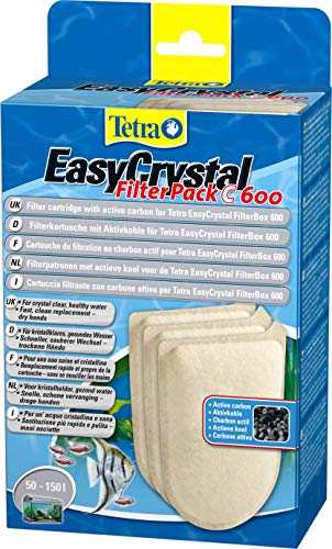 Tetra Easycrystal Filterpack C/Carbone - Confezione Da 3 Da 138 Gr