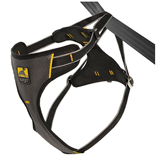 Kurgo Impact - Pettorina Per Auto Per Cani, Sottoposta A Crash Test, Pettorina Di Sicurezza Per Cani, Fino A 49 Kg - Nero, L