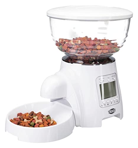 Trixie - Distributore Automatico Tx7 Per Cane, Bianco, 5 L, 40 X 26 X 34 Cm