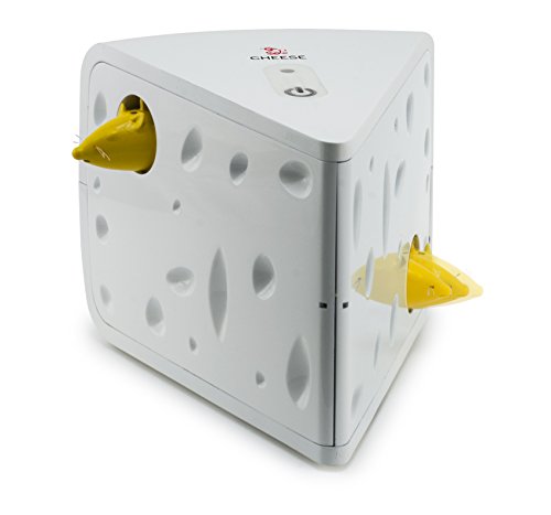 Petsafe Cheese - Gioco Automatico Per Gatti, Gioco Interattivo Per Gatti, Stimolante, Si Spegne Automaticamente Dopo 15 Minuti