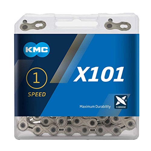Kmc, Catena X101 Unisex-Adulto, Argento, 112 Link