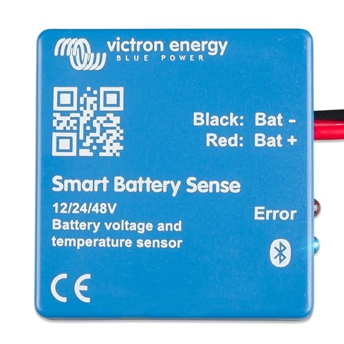 Victron Energy Smart Battery Sense (Grande Portata Fino A 10 M) – Sensore Di Tensione E Temperatura Della Batteria, Adatto Per Regolatore Di Carica Mp