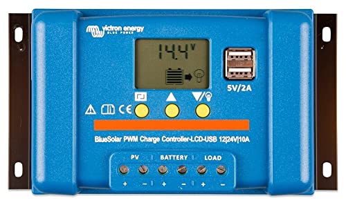 Victron Energy Bv (Holanda) Bluesolar Pwm-Lcd&Usb 12/24V-30A, Nt-1188 Other, Blue, One Size